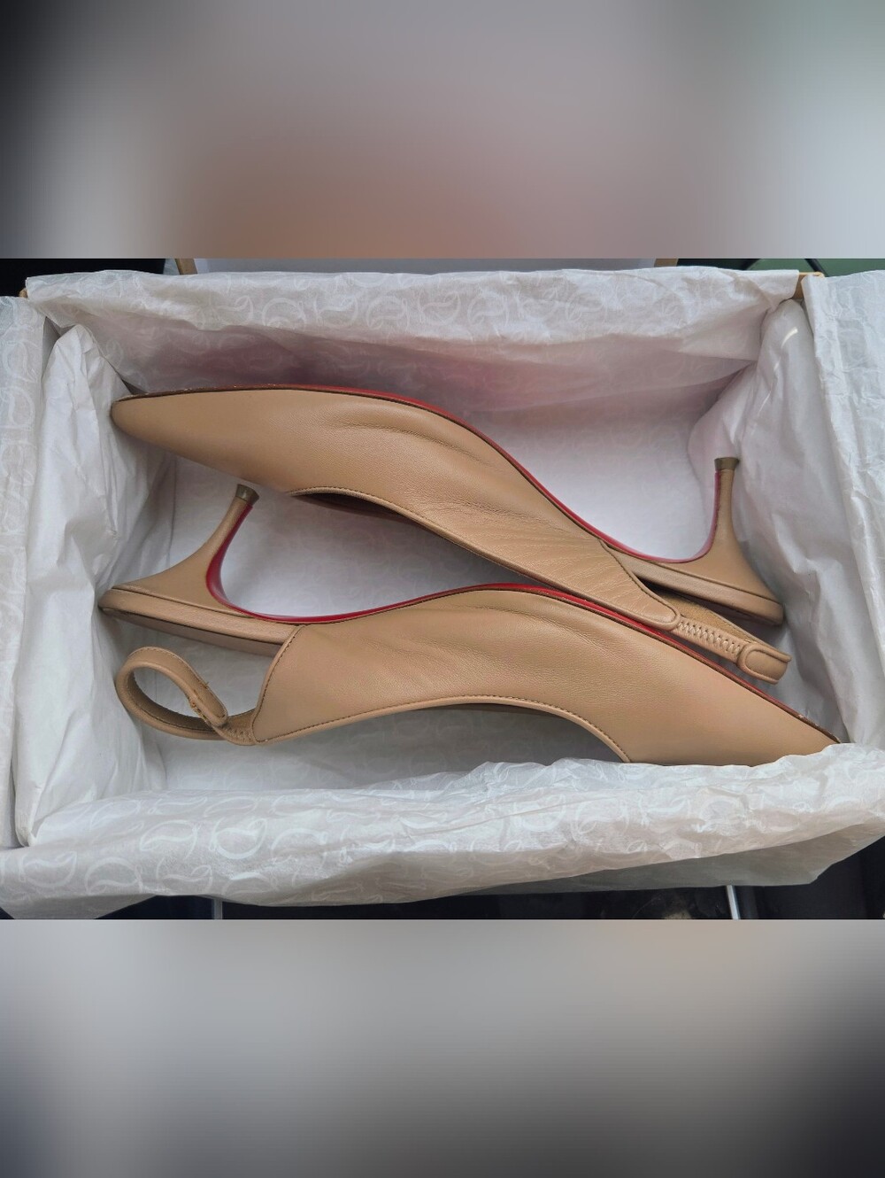 Christian Louboutin Sporty Kate Slingback Heels 39 - Picture 5 of 6